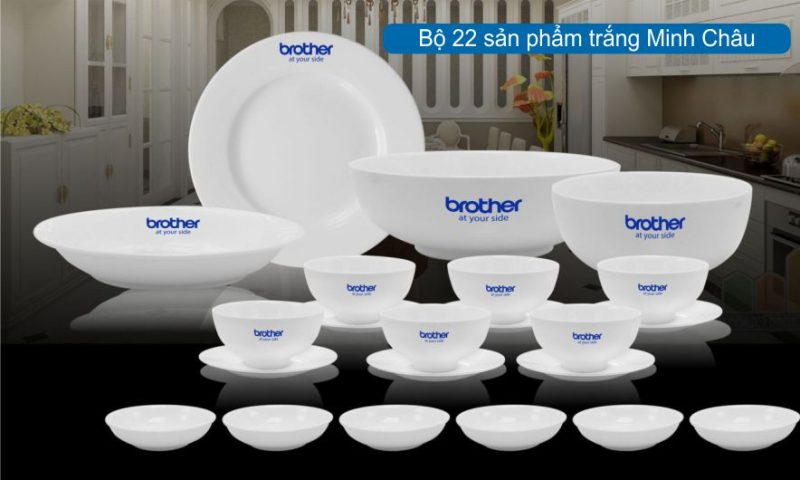 Nhận cung cấp / sản xuất bộ bát đĩa sứ trắng theo yêu cầu cho nhà hàng khách sạn