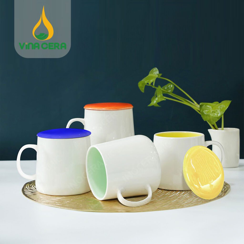 Xưởng sản xuất ly sứ in logo