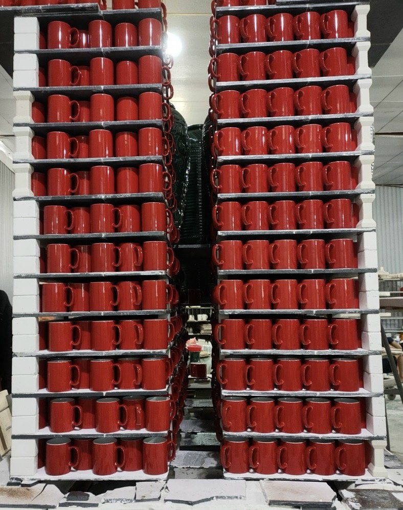 Xưởng sản xuất ly sứ in logo