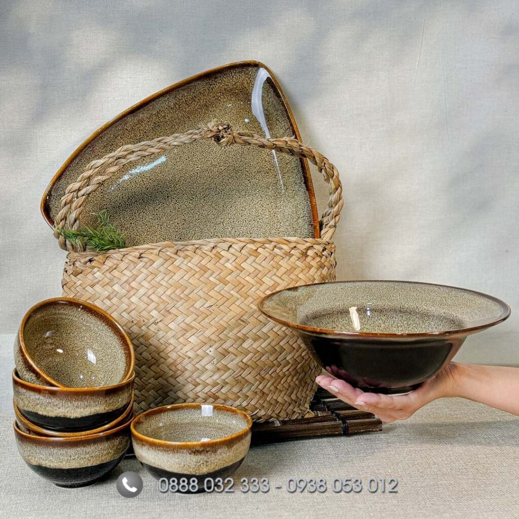 Bát Đĩa Nhà Hàng Bát Đĩa Nhà Hàng Men Hỏa Biến Gấm