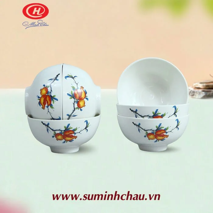 bo-6-chen-com-minh-chau-ve-hoa-luu-mc-bq-06-08 Bộ 6 Chén Cơm Sứ Minh Châu Vẽ Hoa Lựu MC-BQ 06-08