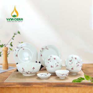 Bộ bàn ăn hoa tigon