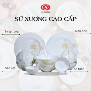 bát đĩa sứ minh châu