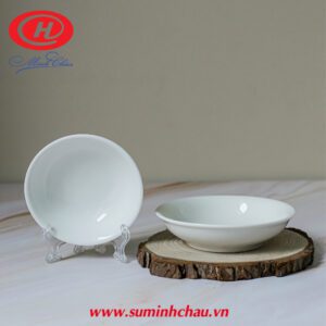 Các bộ chén đĩa đẹp, bát đĩa sứ đẹp cho nhà hàng chay bát sứ minh châu
