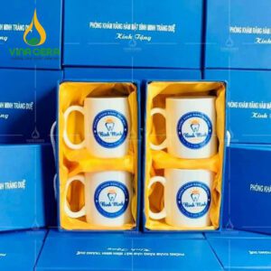Xưởng sản xuất ly sứ in logo