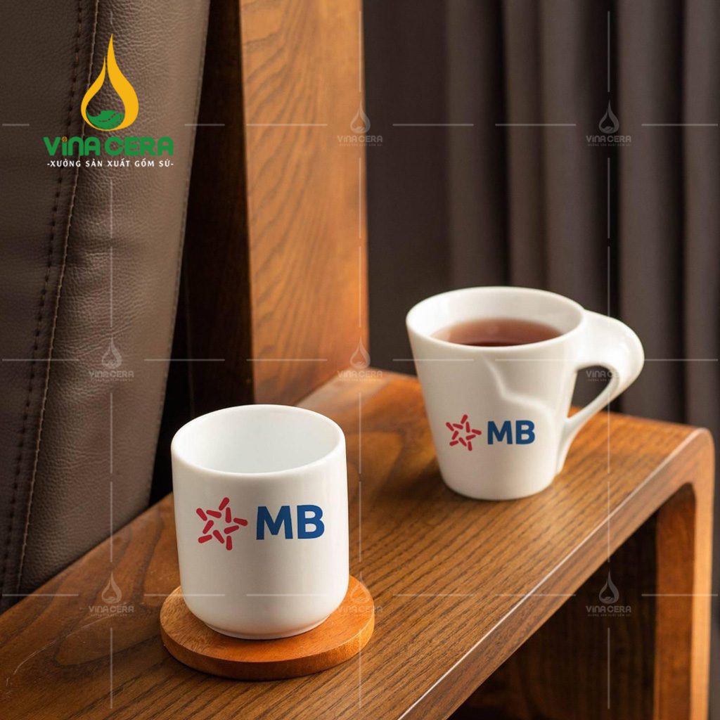 Ly Sứ In Logo Xưởng sản xuất ly sứ in logo