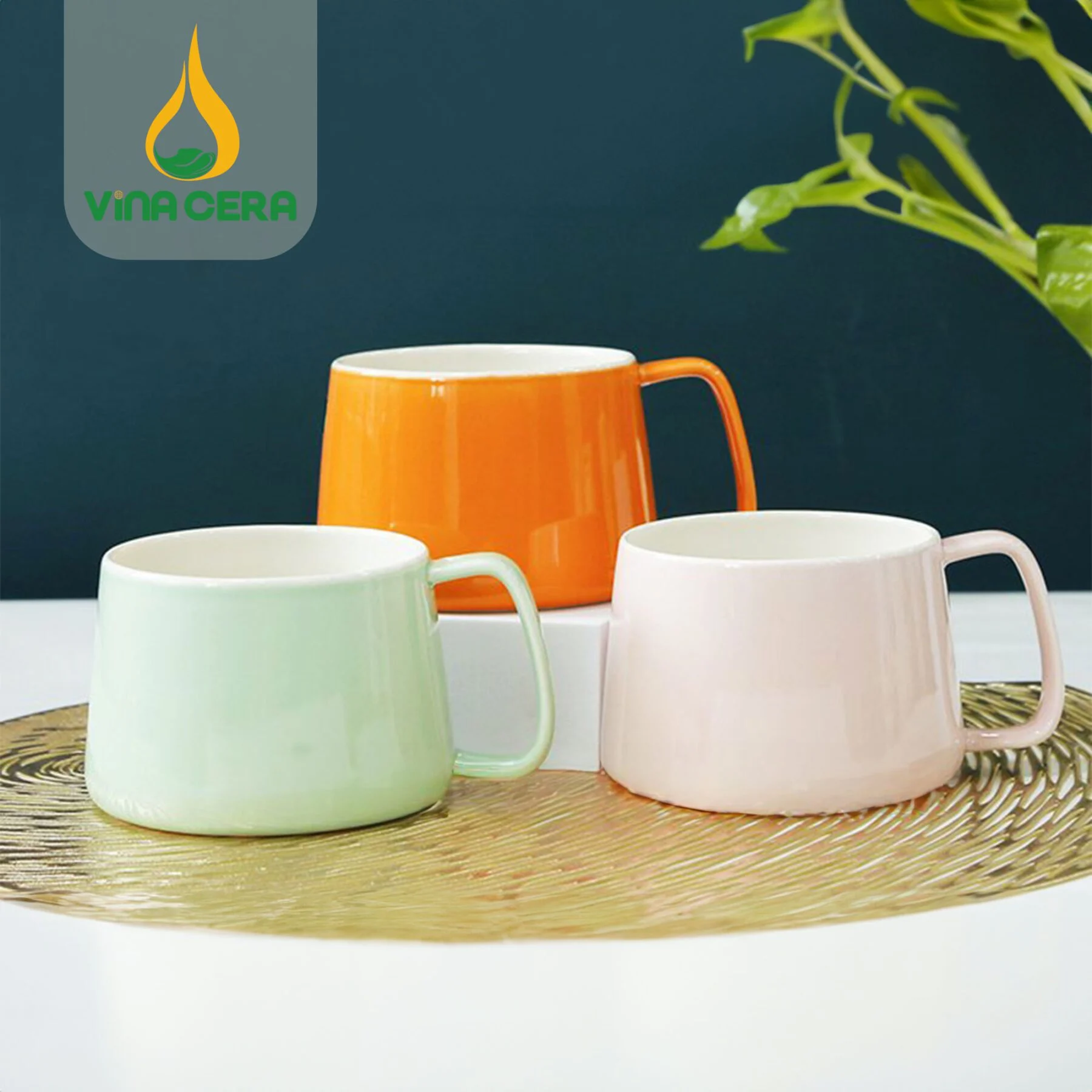 Những ưu điểm vượt trội của cốc sứ Minh Châu ly sứ in logo