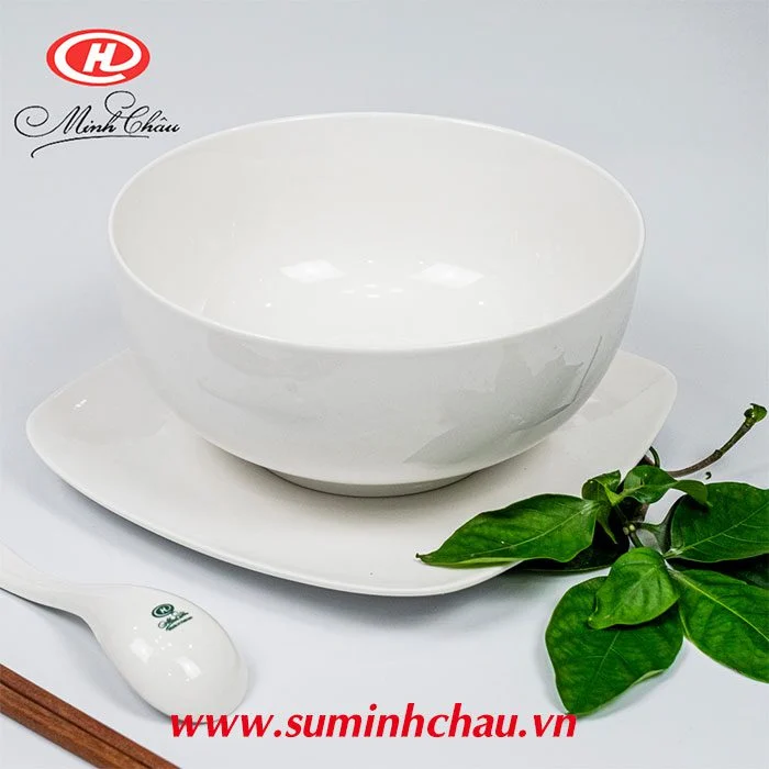 Tô sứ minh châu tại thành phố Hồ Chí Minh Tô Sứ Trắng Minh Châu Kiểu Hàn 20.2cm