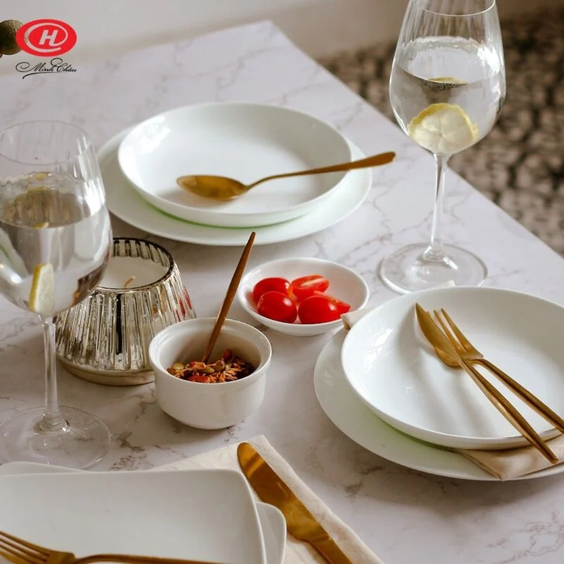 bát đĩa sứ minh châu