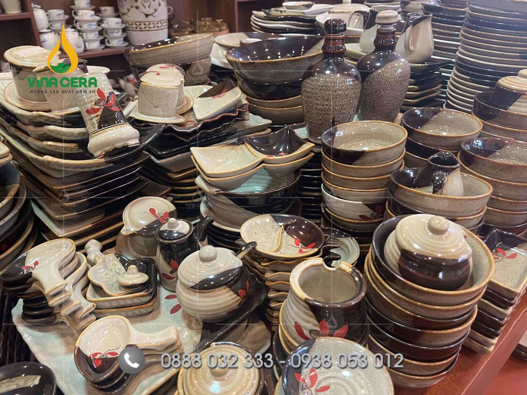 Cung cấp bộ bát đĩa sứ cao cấp – bát đĩa đẹp xuất khẩu Xưởng sản xuất chén đĩa nhà hàng