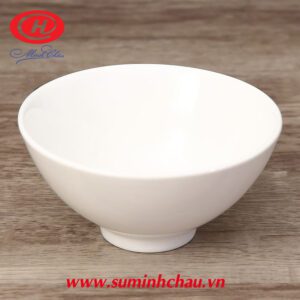 Chén Cơm Sứ Minh Châu Trắng MC-C05