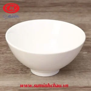 Chén Cơm Sứ Minh Châu Trắng MC-C05