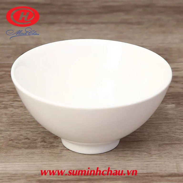 Chén Cơm Sứ Minh Châu Trắng MC-C05