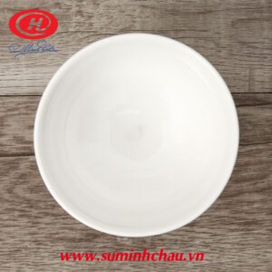 Chén Cơm Sứ Minh Châu Trắng - MC-CH04 Chén cơm sứ Minh Châu trắng MC-CH04