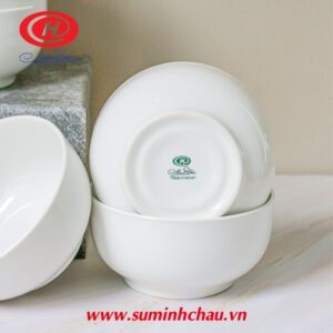 Chén Cơm Sứ Trắng Minh Châu MC-C07 Chén Cơm Sứ Trắng Minh Châu MC-C07