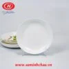 Đĩa Sứ Minh Châu Lòng Sâu Trắng Trơn