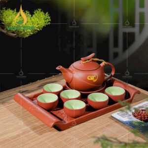 Bộ ấm trà in logo quà tặng