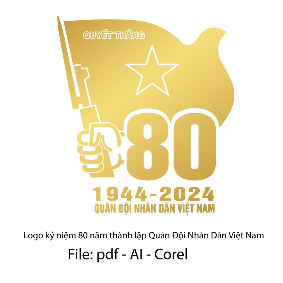 logo 80 Năm Ngày Thành Lập Quân Đội Nhân Dân Việt Nam
