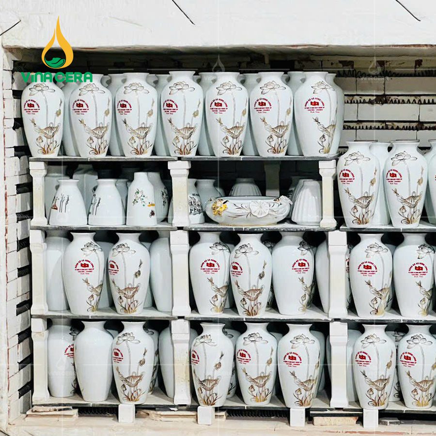 Lọ Hoa In Logo Xưởng sản xuất bình hoa in logo số lượng lớn