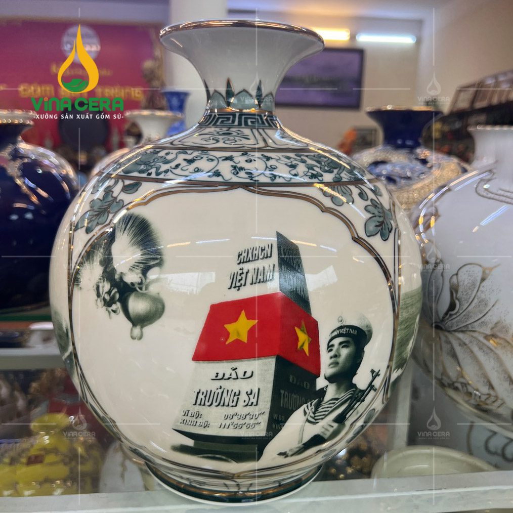 Bình Hút Lộc Kỷ Niệm Ngày Thành Lập Quân Đội Nhân Dân