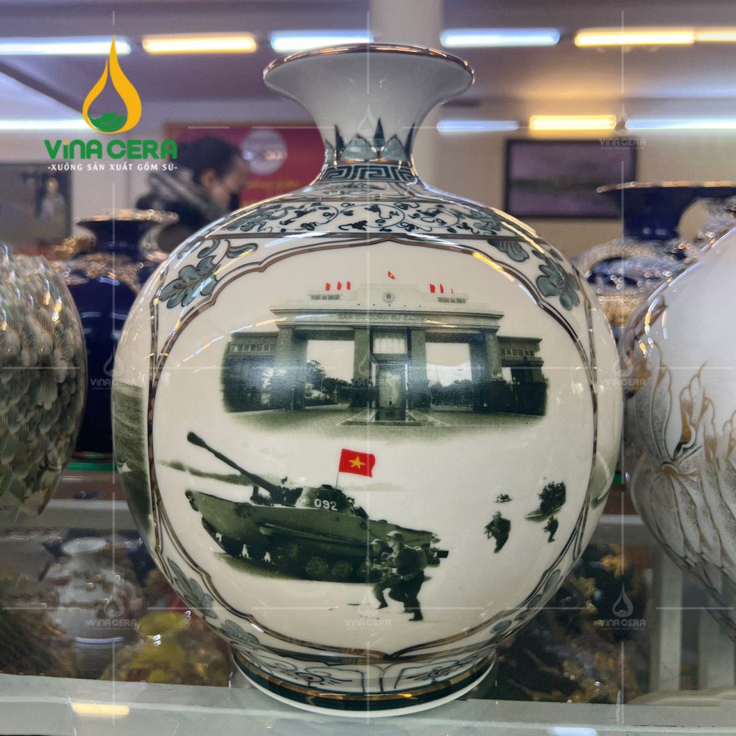 Bình Hút Lộc Kỷ Niệm Ngày Thành Lập Quân Đội Nhân Dân