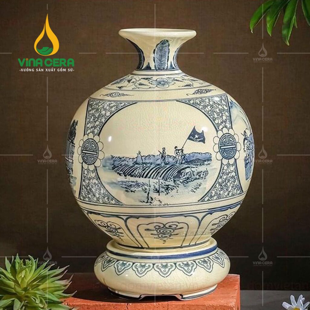 Bình Hút Lộc Kỷ Niệm Ngày Thành Lập Quân Đội Nhân Dân