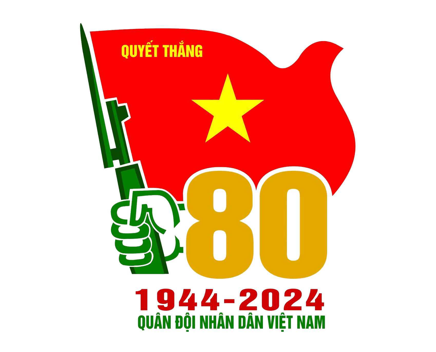 logo 80 Năm Ngày Thành Lập Quân Đội Nhân Dân Việt Nam