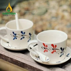 Nhận sản xuất – in logo lên chén, đĩa, ly sứ làm quà tặng cao cấp cho các doanh nghiệp