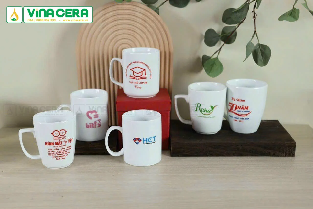 Top 100+ Mẫu Ly Sứ Bát Tràng Đẹp, Giá Tốt mẫu ly sứ trắng in logo