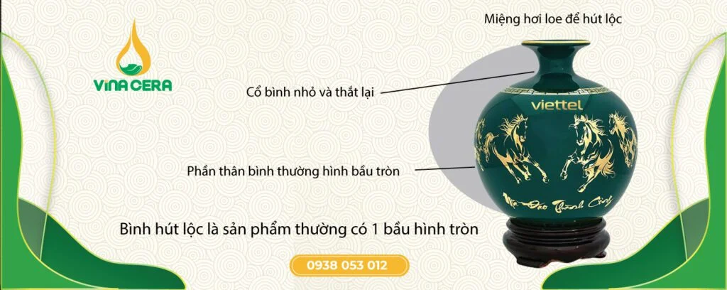 Sản Xuất, Cung Cấp Bình Hút Tài Lộc Bát Tràng Làm Quà Tặng Sản xuất, cung cấp bình hút tài lộc Bát Tràng làm quà tặng