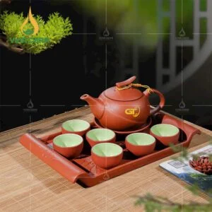 Bộ ấm trà in logo quà tặng