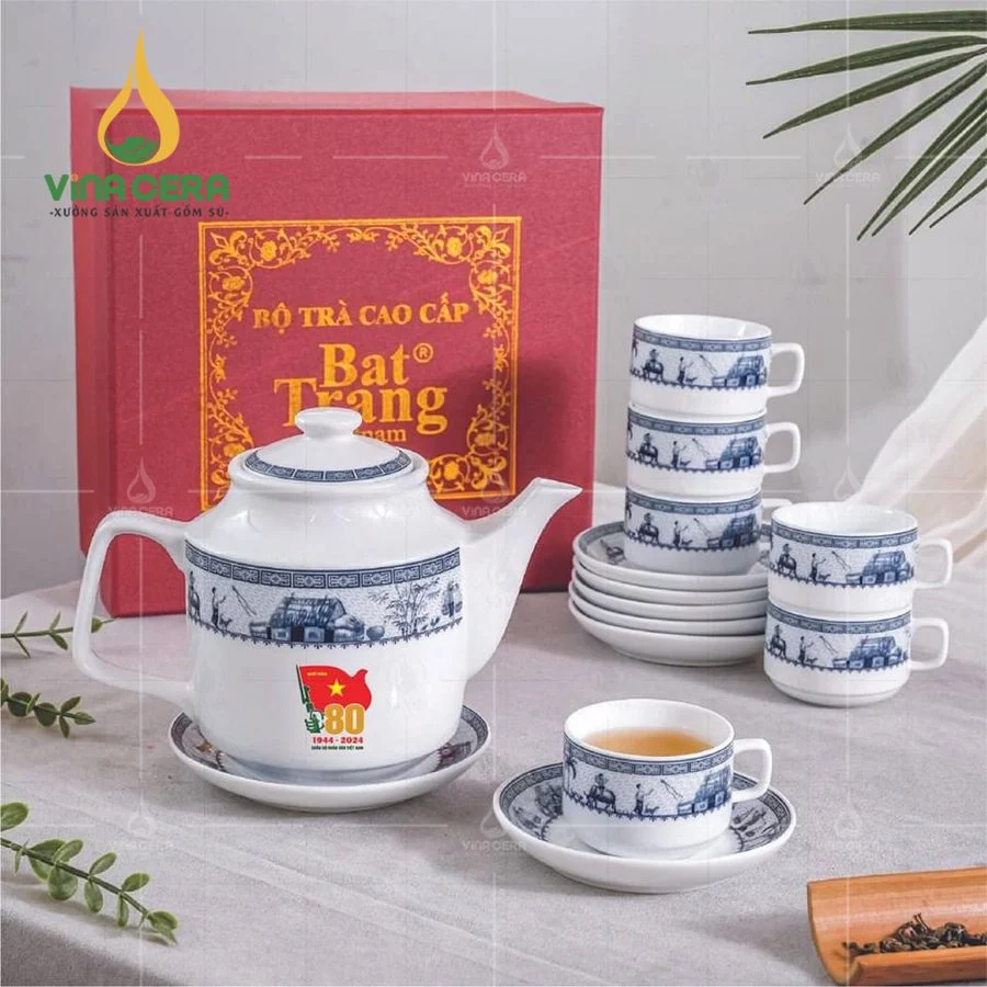 Xưởng sản xuất ấm trà in logo uy tín chất lượng nhất Bộ ấm trà in logo quà tặng (11)