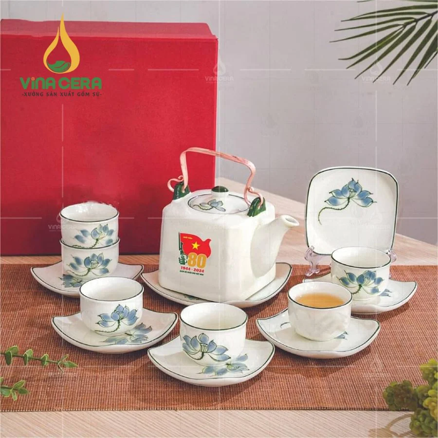 Bộ Ấm Trà Bát Tràng