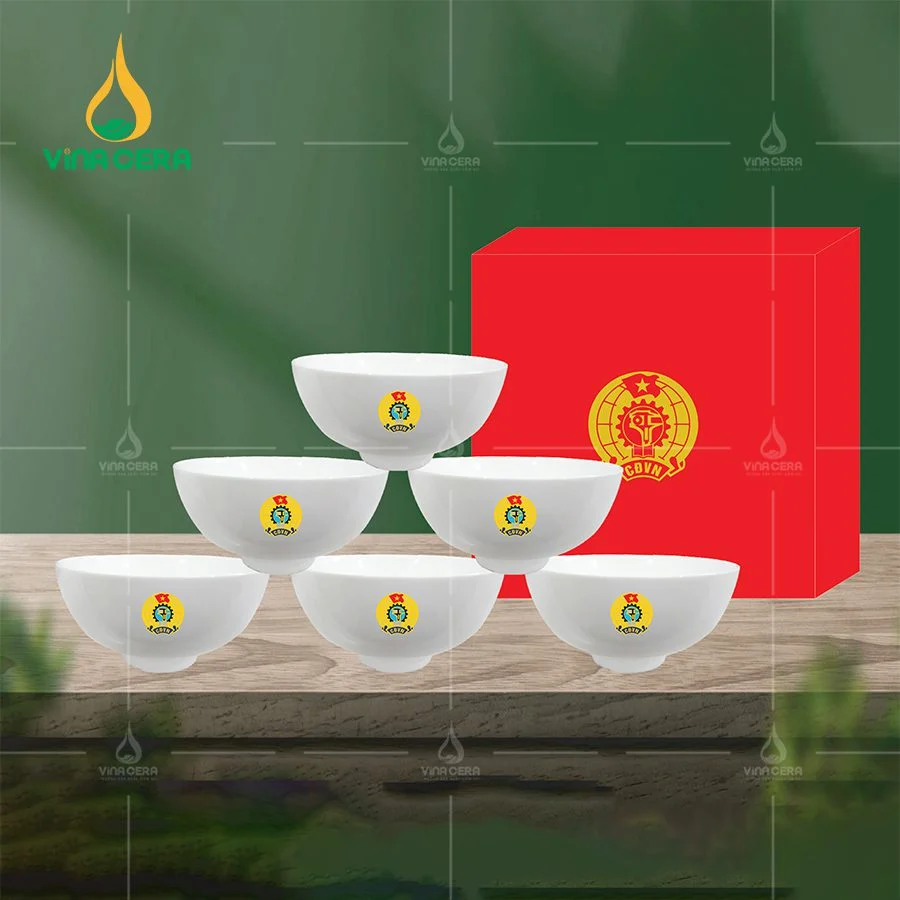 Mua chén dĩa sứ giá sỉ tốt nhất ở đâu – Xưởng sản xuất uy tín, giá rẻ được bảo hành Bát đĩa in logo