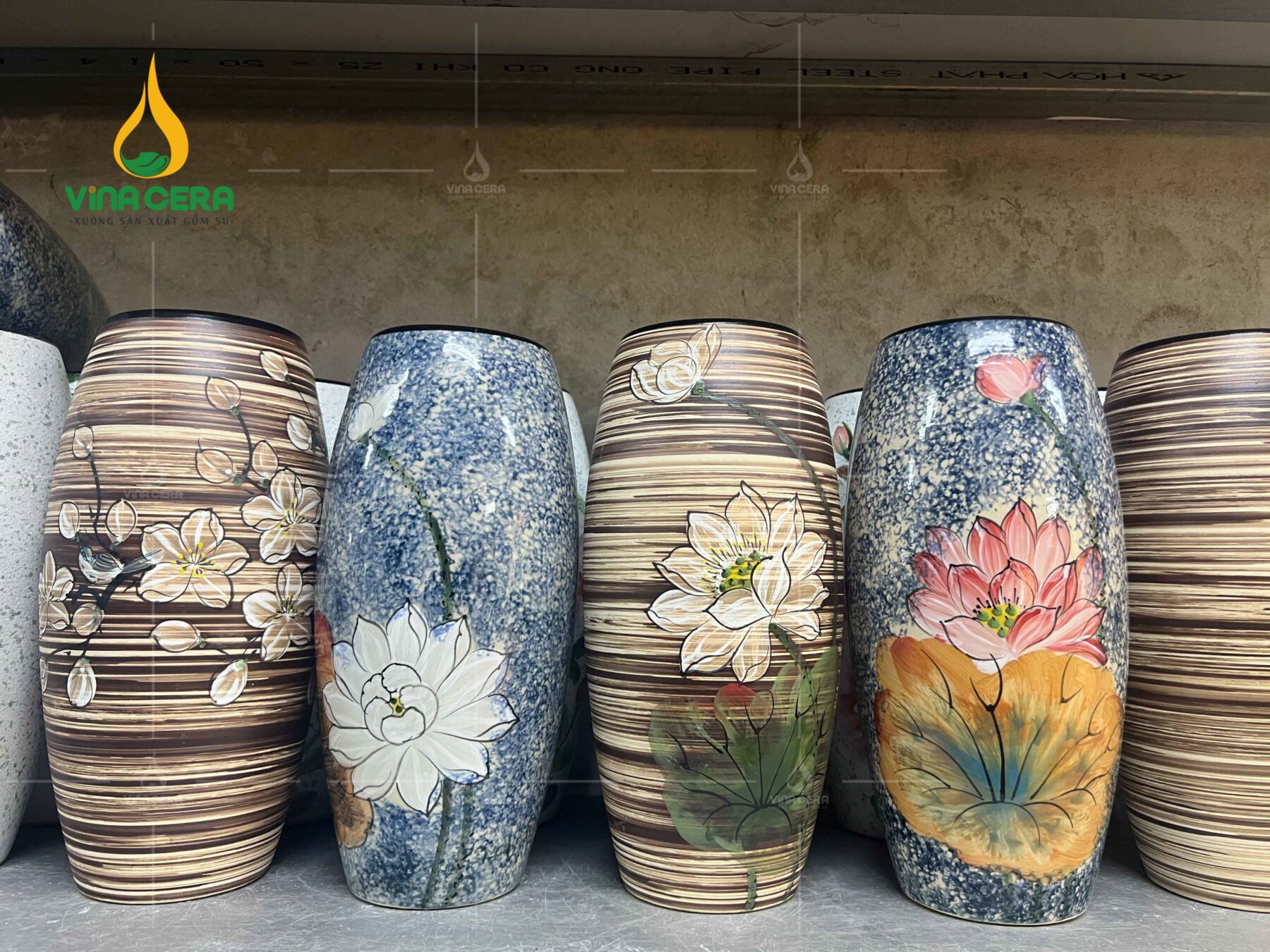 Xưởng sản xuất bình hoa VinaCera