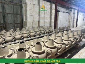 Ấm Chén In Logo xưởng sản xuất ấm chén Bát Tràng