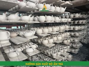 Ấm Chén In Logo xưởng sản xuất ấm chén Bát Tràng