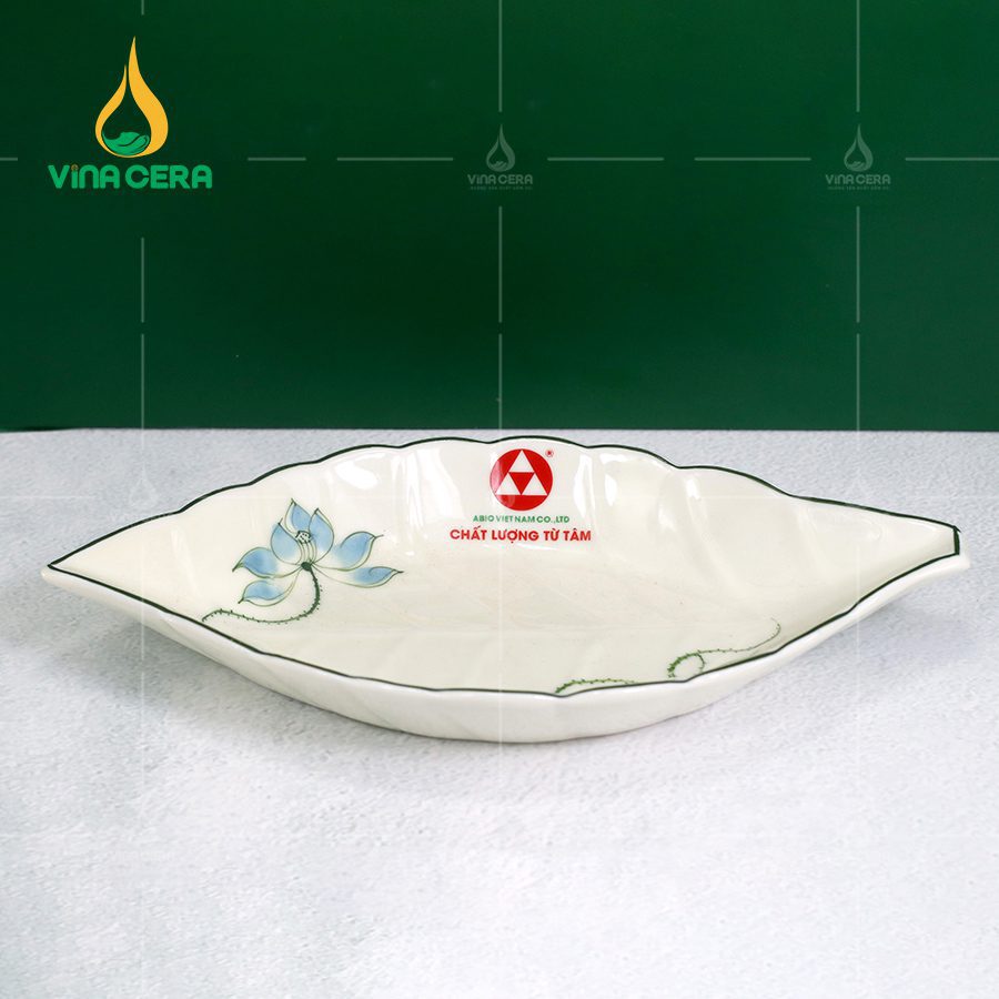 Bát Đĩa In Logo bát đĩa sứ minh châu