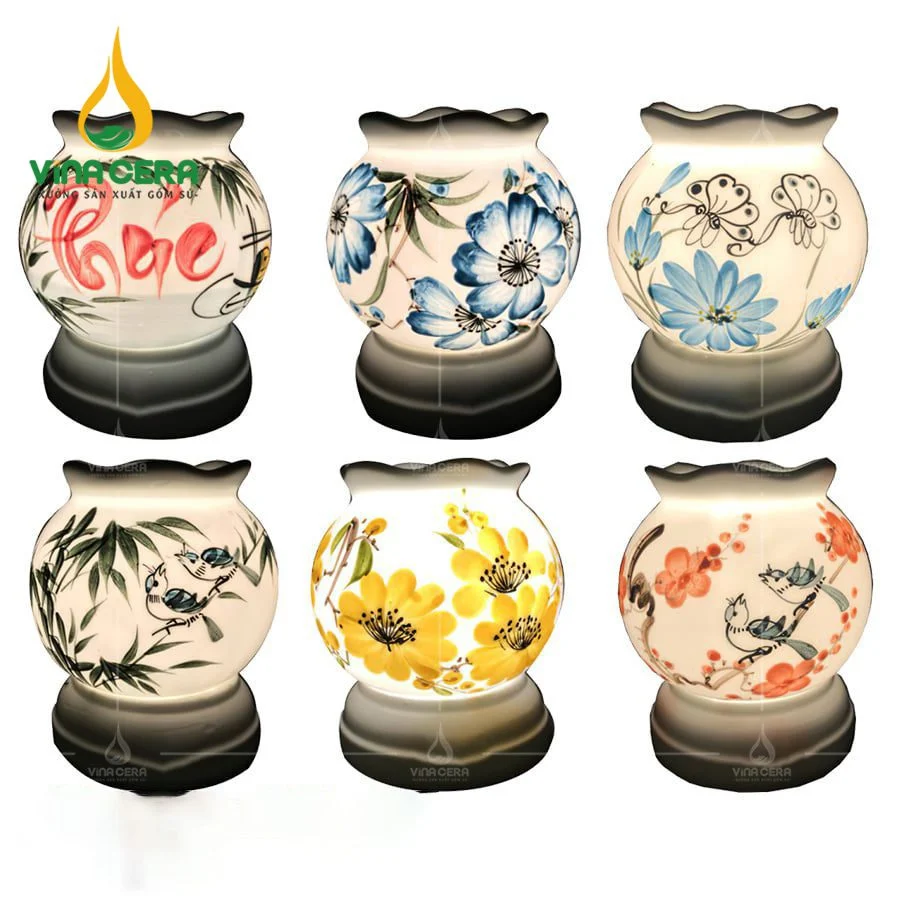 Xưởng Sản Xuất Quà Tặng Gốm Sứ Công Nhân Viên Giá Ưu Đãi Xưởng sản xuất đèn xông tinh dầu bát tràng