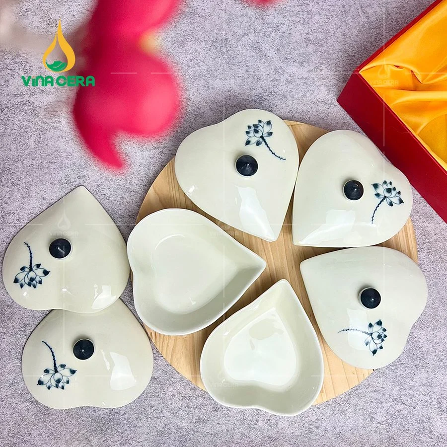 Chọn “Quà Khay Mứt _Tết Thêm Đủ Đầy” khay mứt sứ Bát tràng cao cấp hoa mặt trời (103)