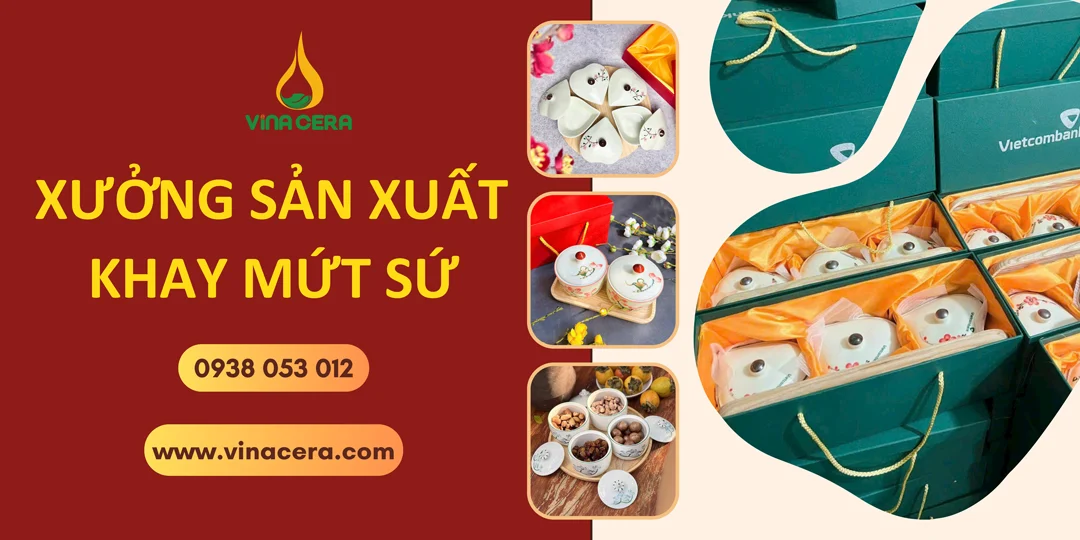 Khay Mứt Sứ Làm Quà Tặng Tết: Ý Nghĩa Và Đặc Điểm Nổi Bật xuong san xuat khay mut su