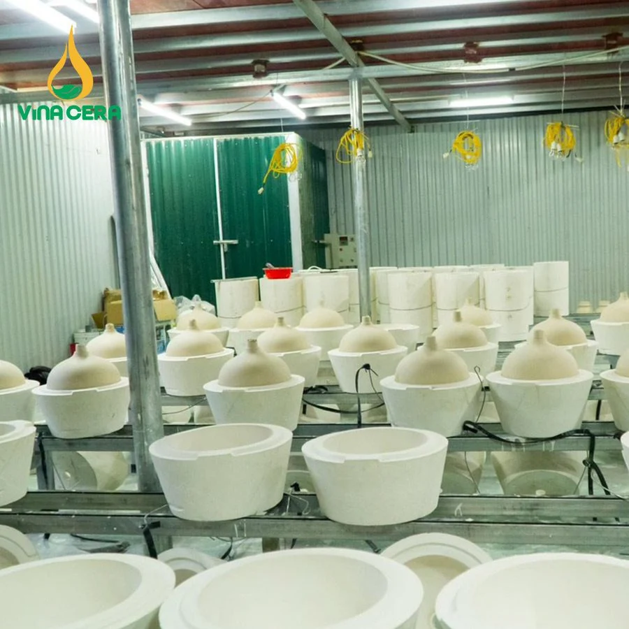 Tìm Hiểu Quy Trình Sản Xuất Gốm Sứ Bát Tràng Công đoạn phơi, sấy khô sản phẩm