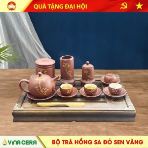 bộ ấm trà quà tặng đại hồi Đảng