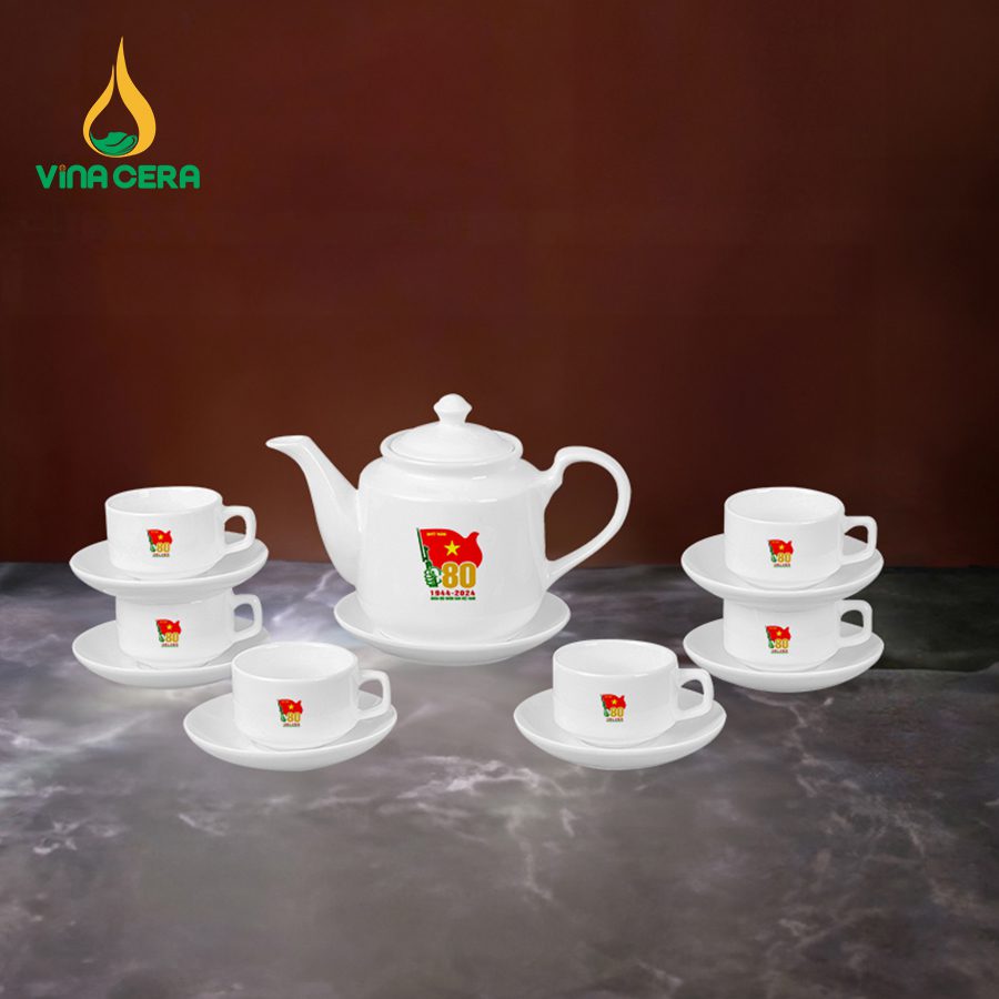 Bộ Ấm Chén Trà Bát Tràng Quà Tặng Kỷ Niệm Thành Lập Quân Đội (6)