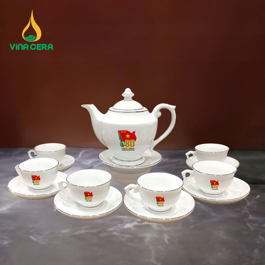 Top 10 Bộ Ấm Trà In Logo Quà Tặng Ấn Tượng Nhất 2024 Bộ Ấm Chén Trà Bát Tràng Quà Tặng Kỷ Niệm Thành Lập Quân Đội (6)