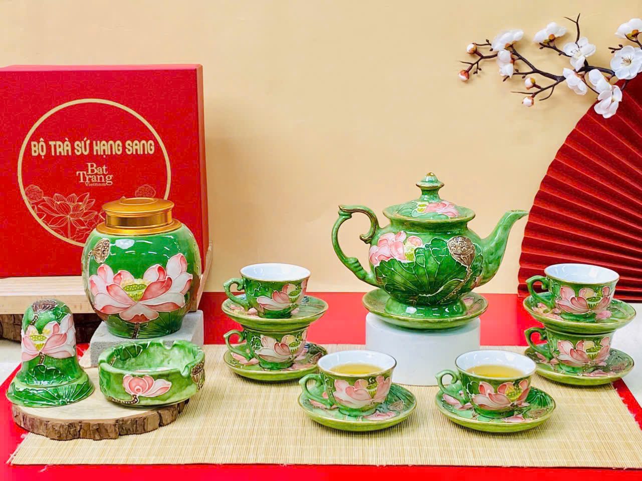 Xưởng sản xuất ấm chén Bát Tràng - Nơi Ghi Dấu Văn Hóa Gốm Sứ Việt bộ ấm chén Gốm Tử Sa Bát Tràng