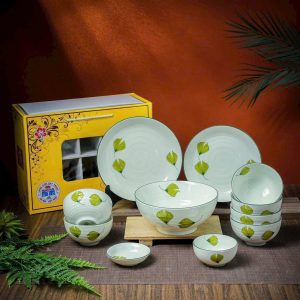Bộ bát đĩa bàn ăn sứ Bát Tràng (6)