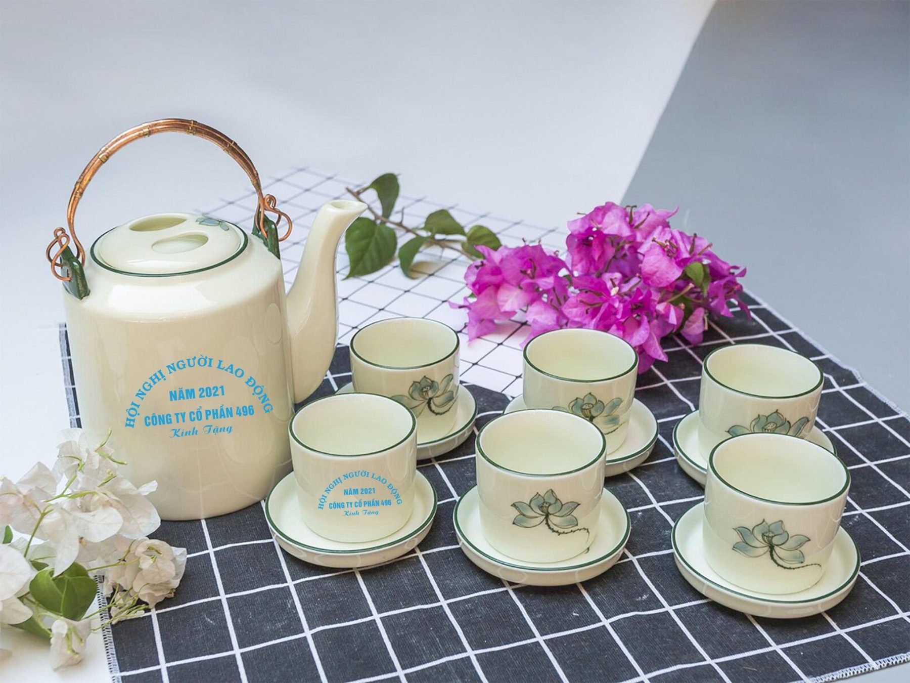 Bộ Ấm Tích pha trà Bát Tràng