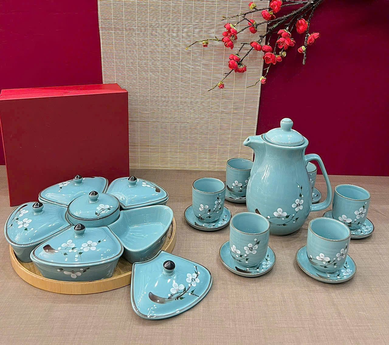 Bộ Ấm Tích pha trà Bát Tràng (2)