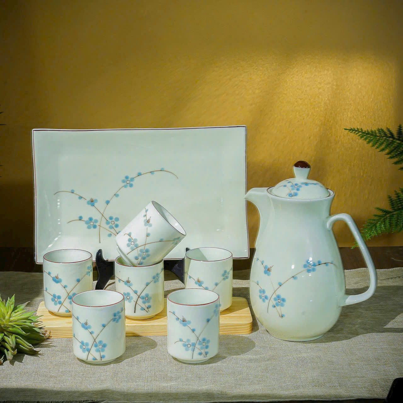 Bộ Ấm Tích pha trà Bát Tràng